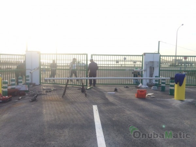 Instalación  en las instalaciones de Fertiberia (Huelva).